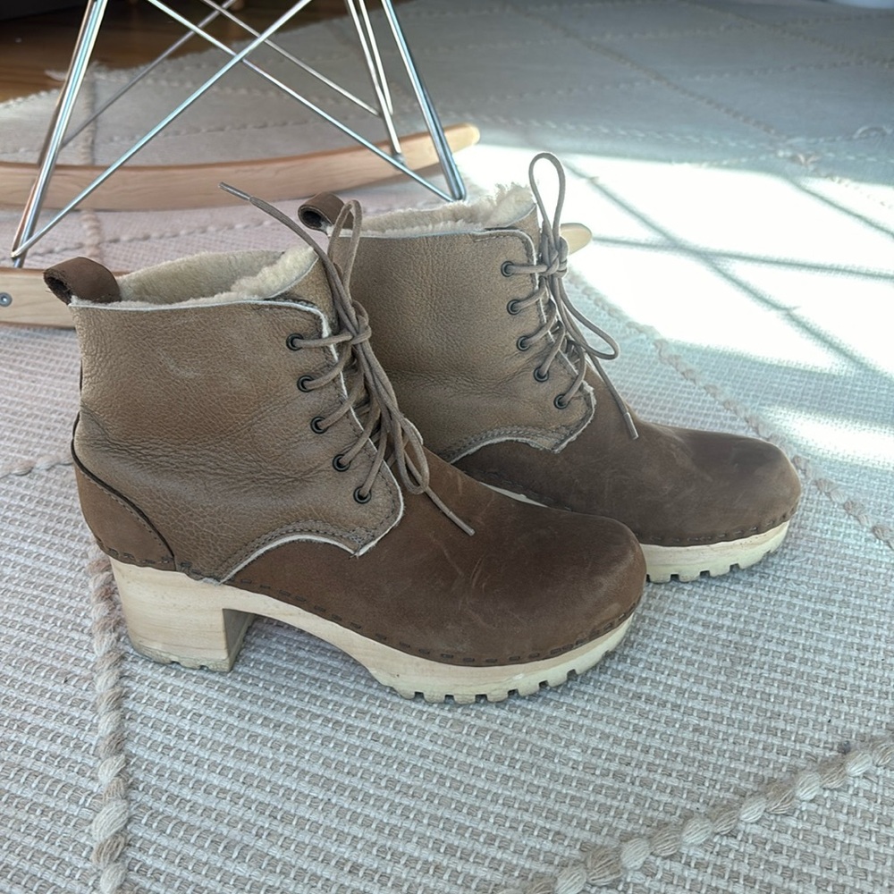 No. 6 shearling boots size 40